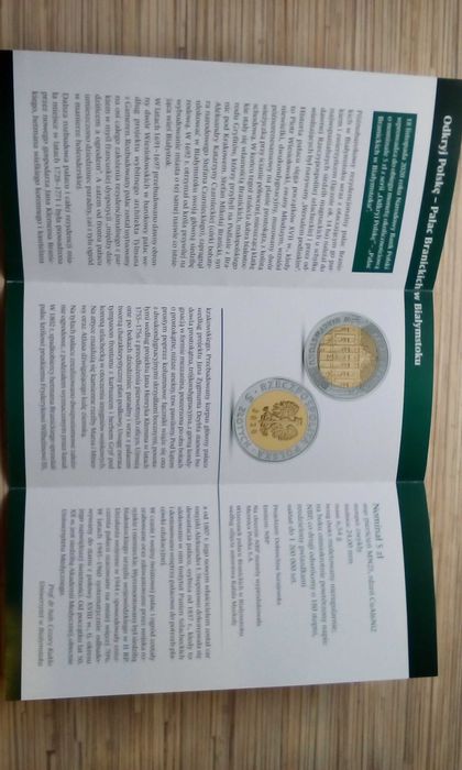 5zł kolekcjonerskie-Pałac Branickich w Białymstoku  Nowość 18.11. 2020