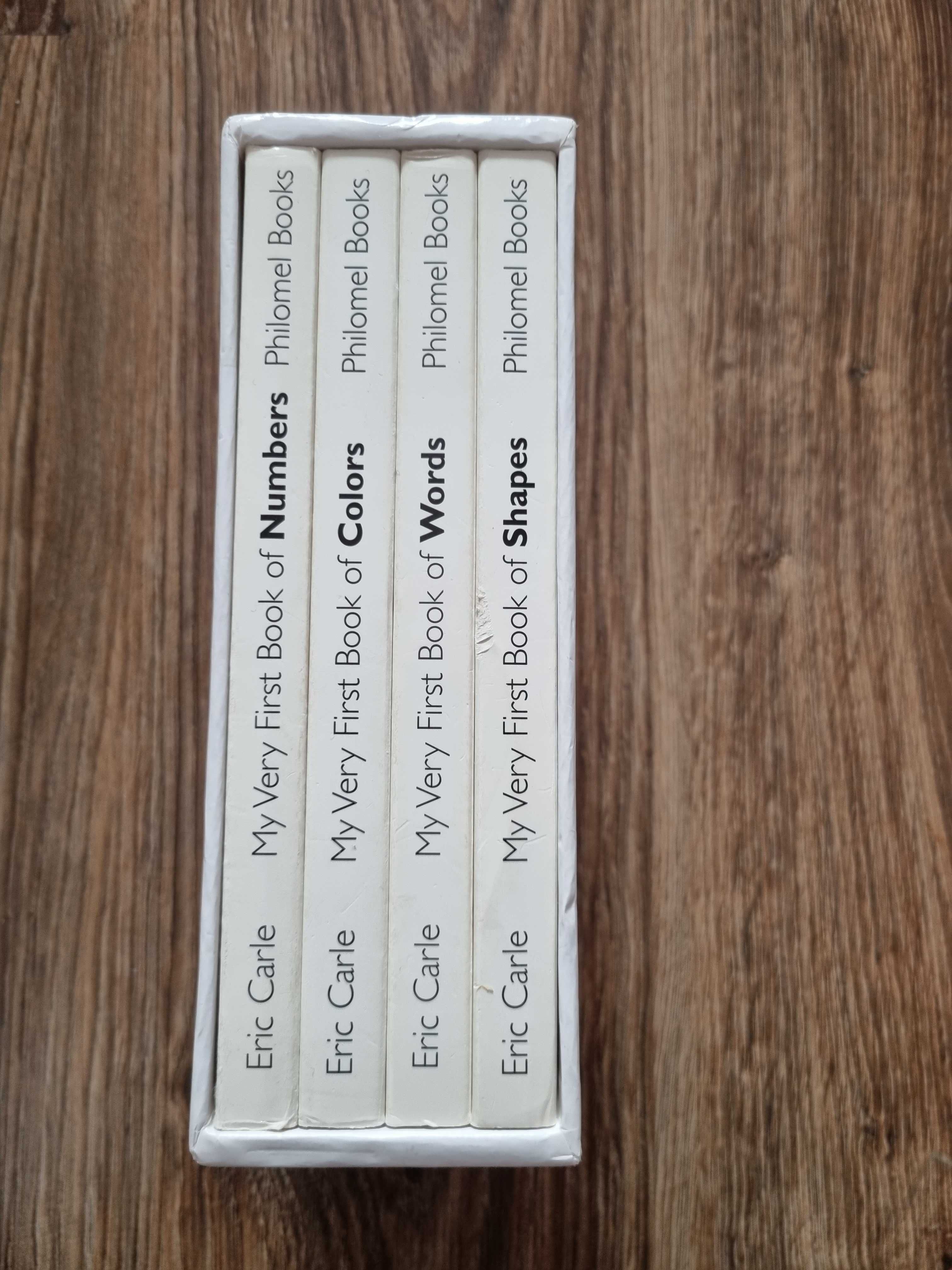 Eric Carle - My Very First Book of Library 4x książeczki po angielsku
