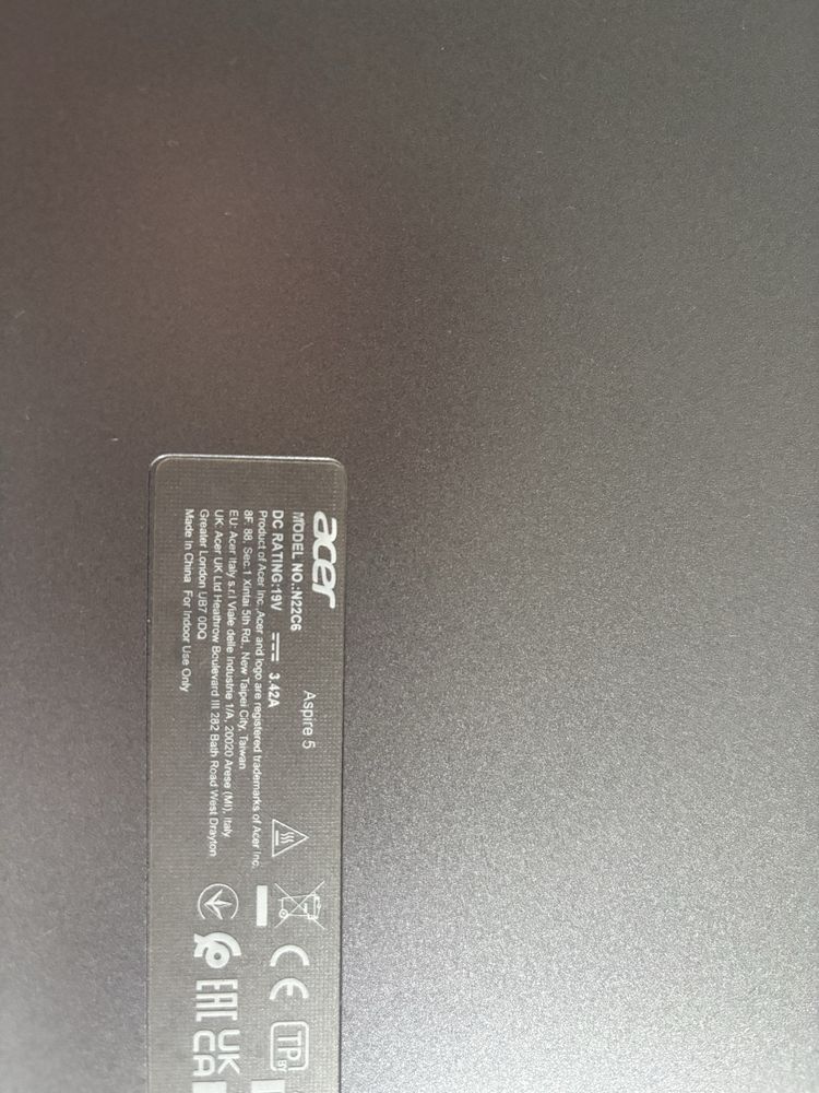 Computador Portátil Acer Aspire 5 15 A515 i5-1235U RAM 8 GB 512 SSD