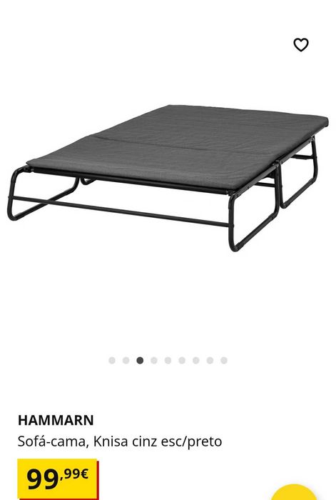Sofá Cama Ikea Cinzento