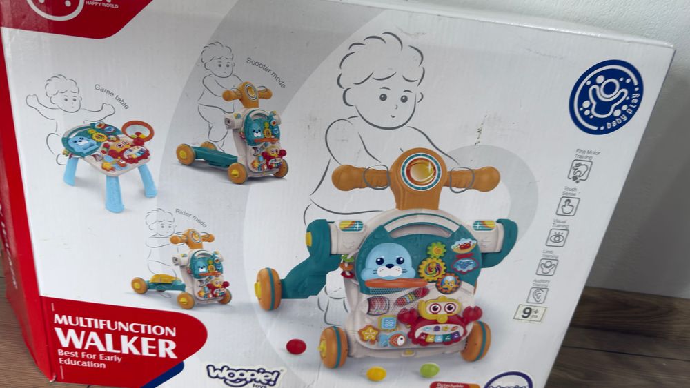 Chodziki 3w1 w bardzo dobrym stanie