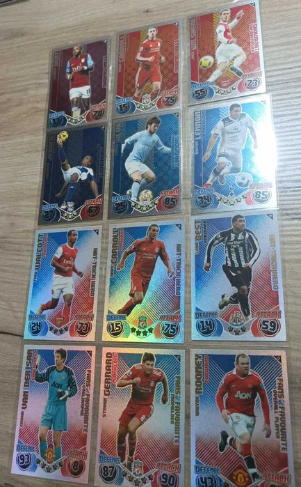 Topps English Premier League 2011 Match Attax Extra Rzadkie Specjalne