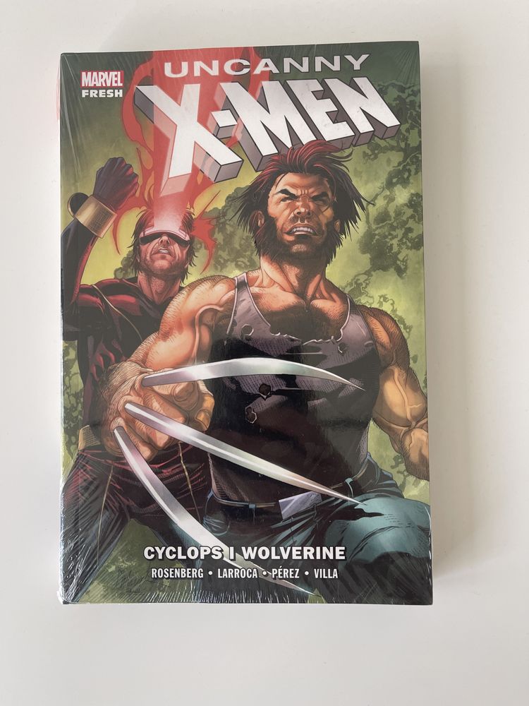 Zafoliowany komiks Marvel Fresh Uncanny X-men Cyclops i Wolverine