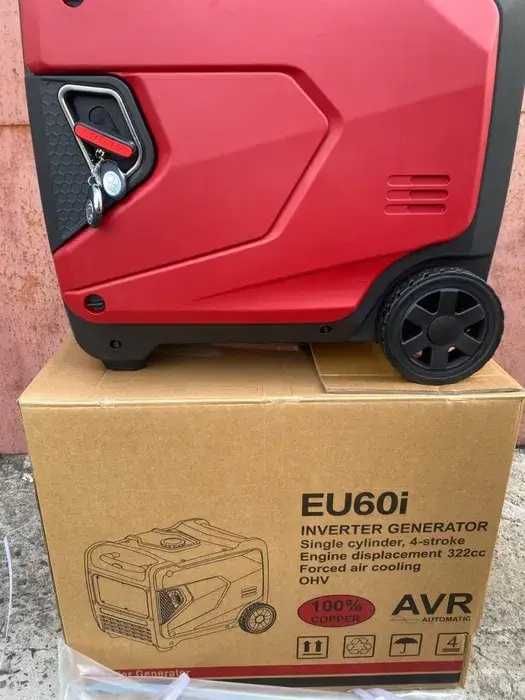Генератор мощностью 6.5 квт EU60i, инверторный генератор