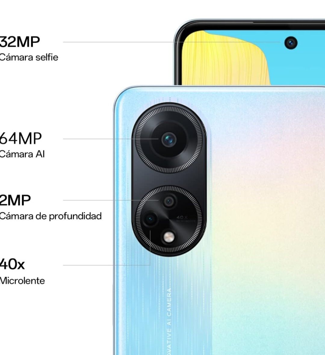 OPPO A98 256gb 5g - azul