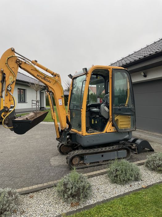 Minikoparka Hyundai Robex 16-9 r 2018 2 t. Cat Kubota Bobcat kpl łyżek