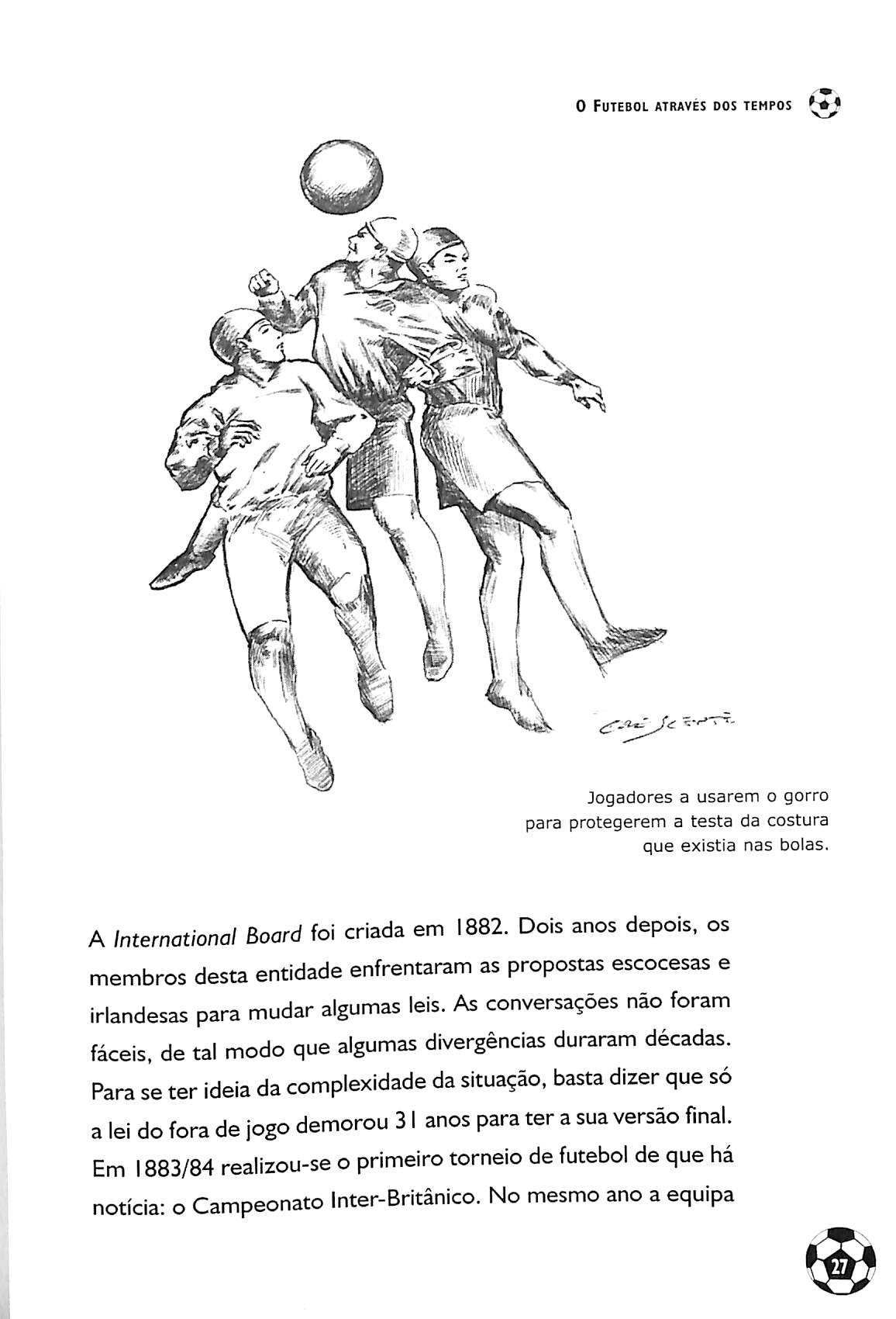 "O Futebol Através dos Tempos" de Teodoro Castro Lino [Novo]