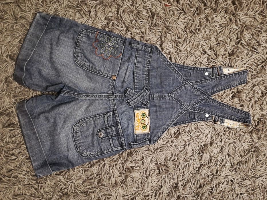 Ogrodniczki, krótkie spodenki Reserved r. 98