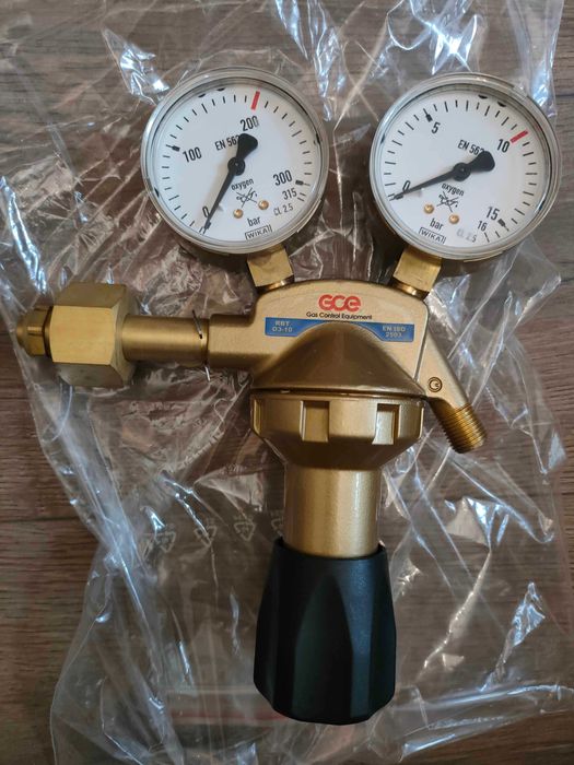 GCE - Reduktor jednostopniowy do butli tlenowej [200 BAR] - RBT 03-10