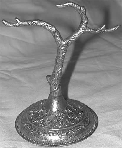 Kolekcjonerski WIESZAK Art Deco Metalowy Retro Drzewko na Biżuterię