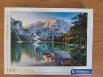 Puzzle 1000 elementów, Emerald Braies Lake, Clementoni