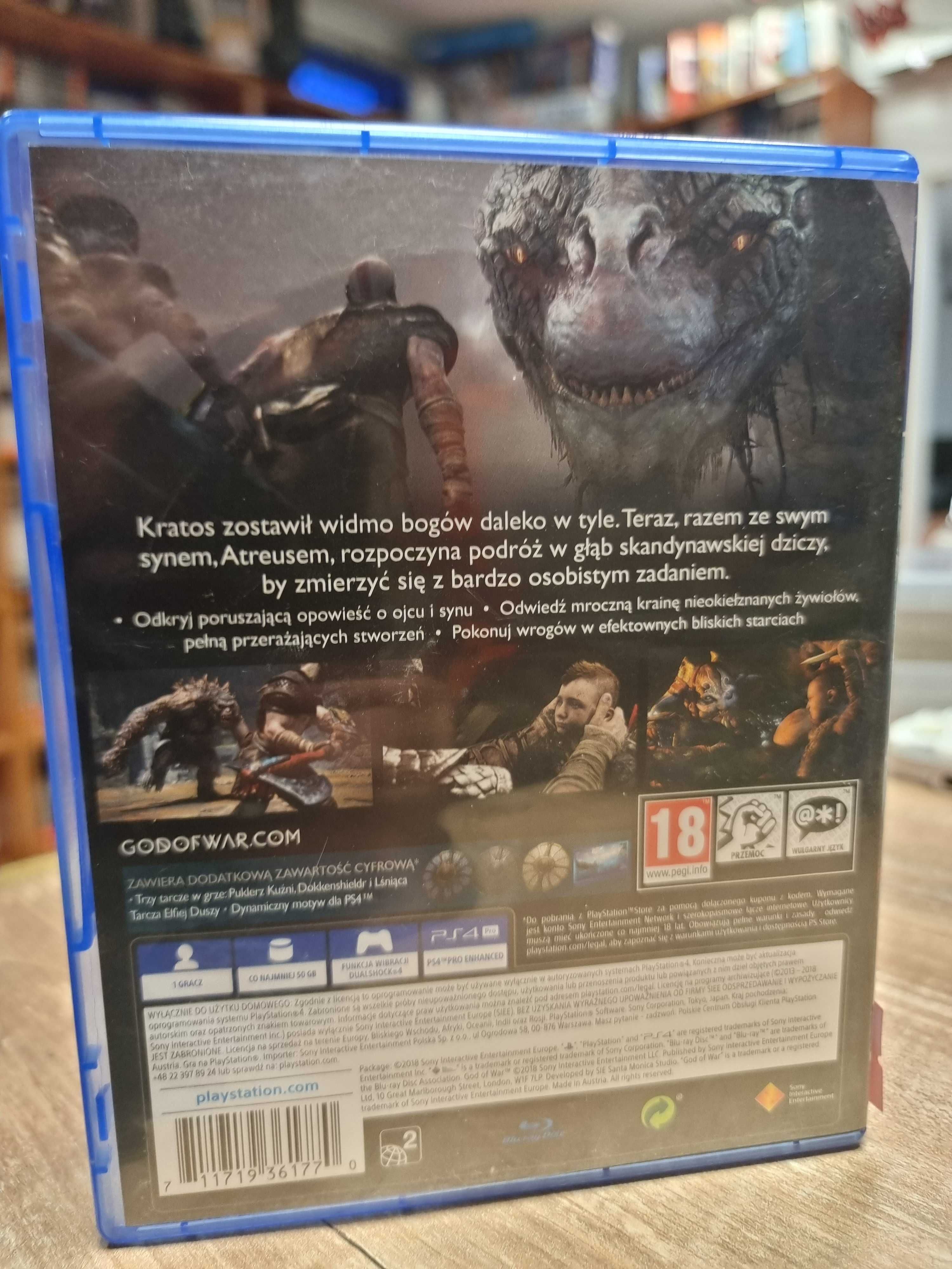 God of War PS4 PL, Sklep Wysyłka Wymiana