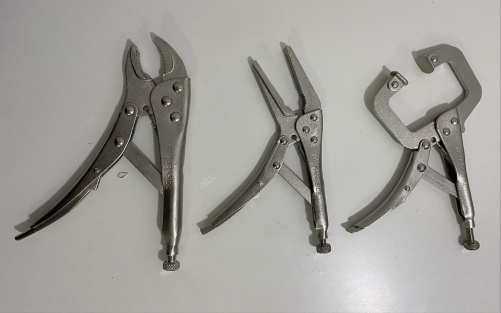 Набор плоскогубцев-сварочные клещи 3 шт. Parkside струпцина/зажим