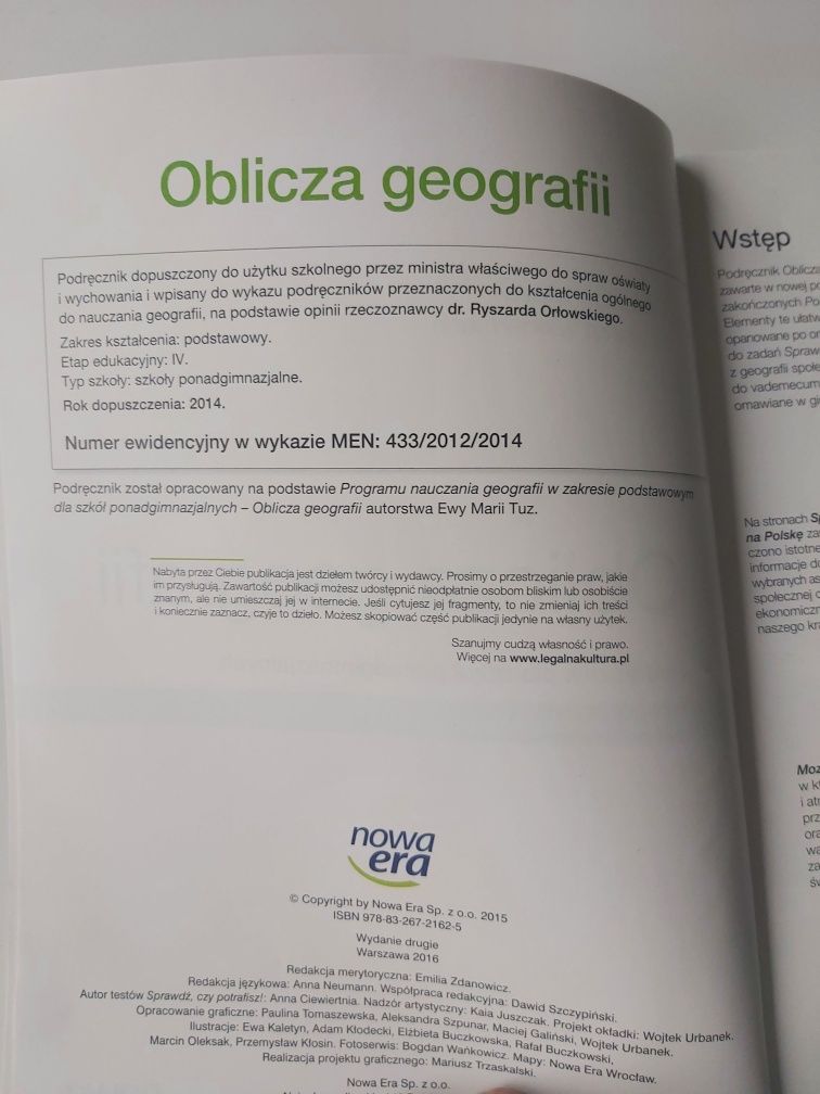 Oblicza geografii podręcznik podstawowy