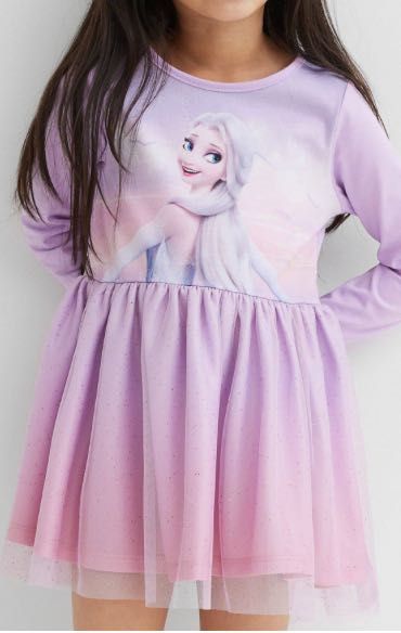 Elsa, Elza, Frozen, Kraina lodu 122/128 NOWA Tiul brokat