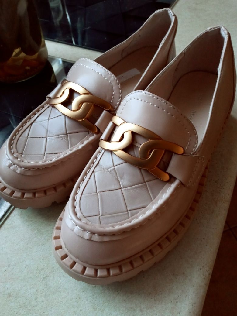 Buty damskie bez zloro mokasyny 36