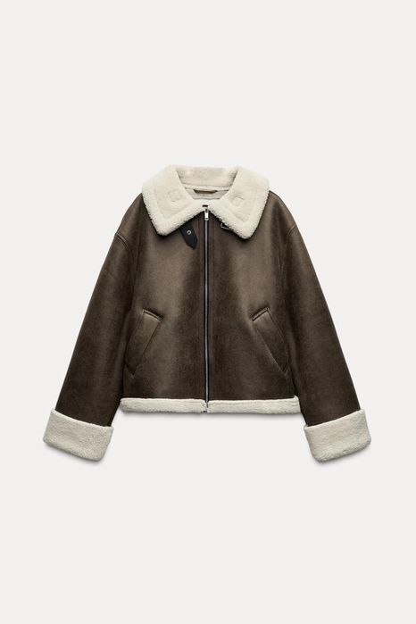 Дублянка Zara розмір S коричнева