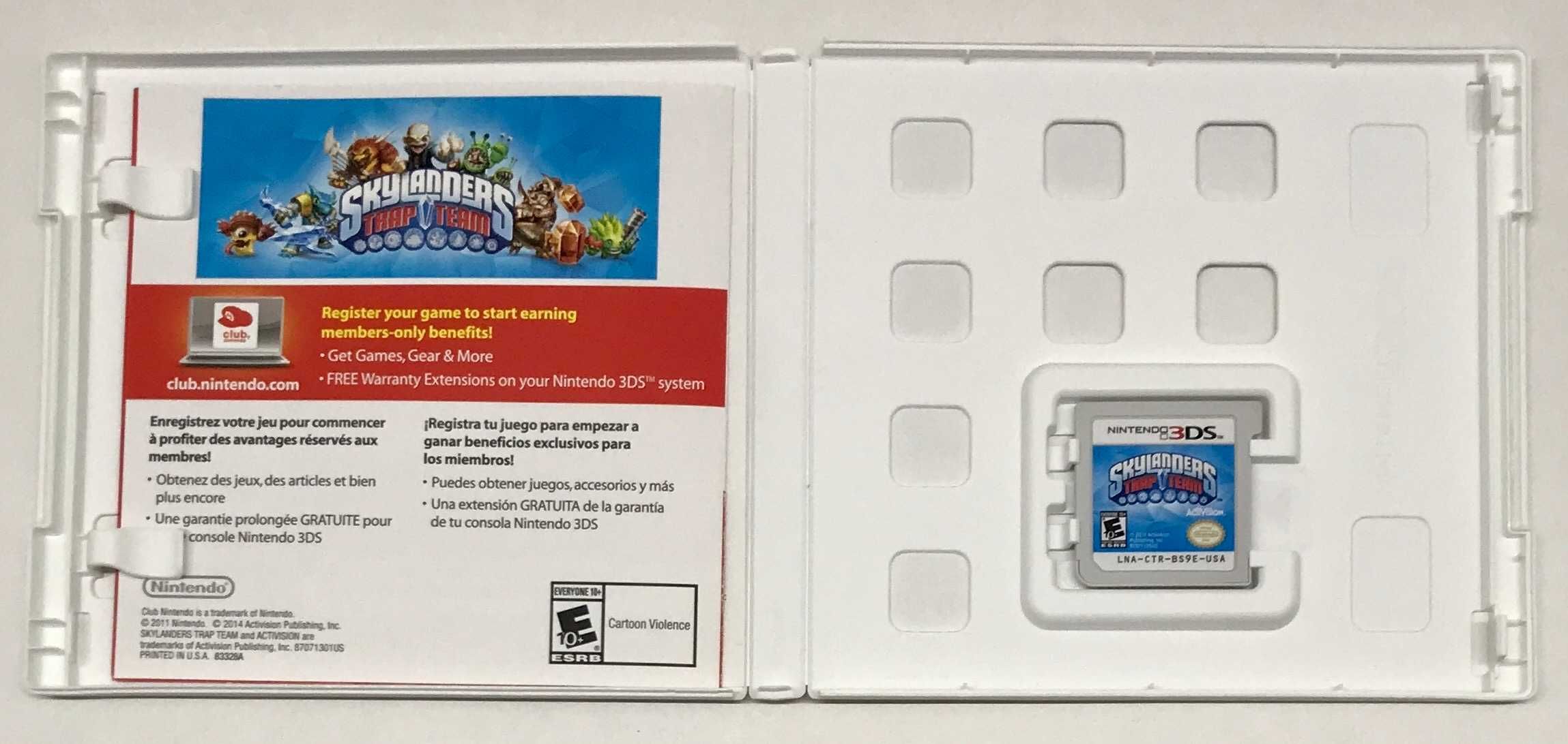 27 figurek Skylanders pakiet startowy torba Nintendo 3DS region US/C