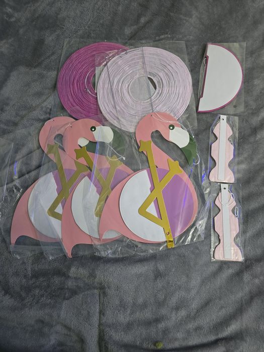 Zestaw imprezowy flamingi hawajski