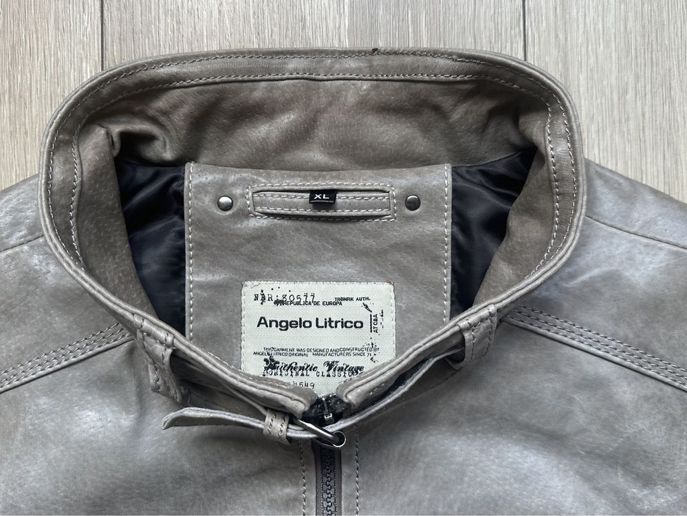 Шкіряна куртка Angelo Litrico