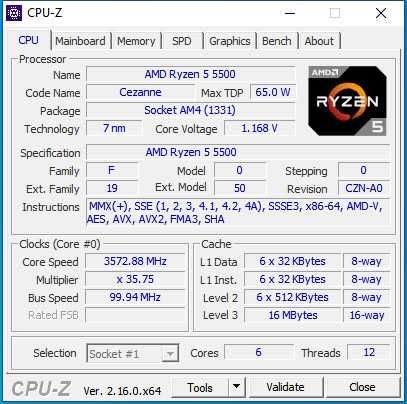 Procesor AMD Ryzen 5 5500 BOX