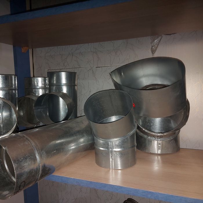 Труба до буржуйки нержавейка  та оцинковка 100 і 110,125