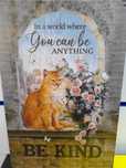 Placa de gato vintage