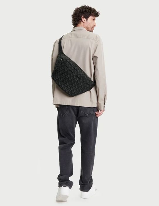 Месенджер Чоловіча Сумка Бананка Calvin Klein Монограмна Нова