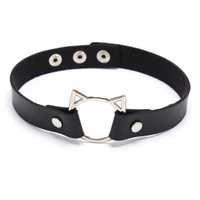 Choker czarny  cat czarny nowy gothic Halloween