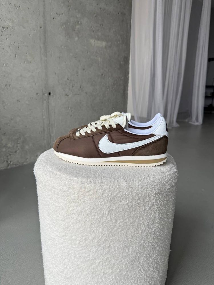 Кросівки Nike Cortez Brown premium/найк кортез преміум