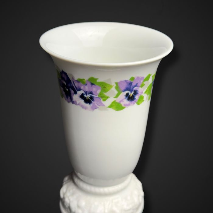 Wazon Rosenthal biała Maria bratki 15 cm b51/022245