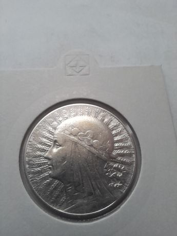 Moneta-5zł Głowa Kobiety-1934-srebro-nr2