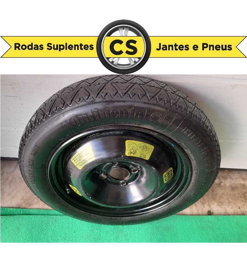 Roda suplente 16 4x108 Peugeot, Citroen jante emergência Pneu fino