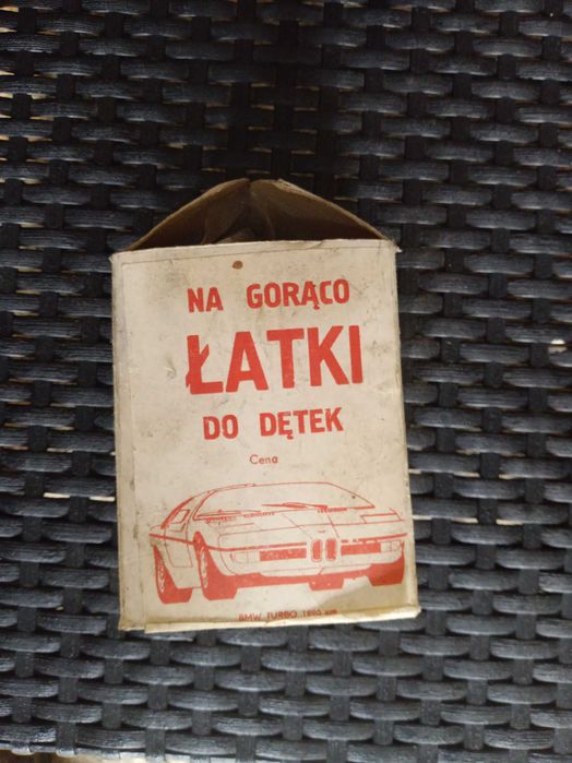 BMW w 31 Łatki do dętek na gorąco PRL klasyk kolekcjonerski