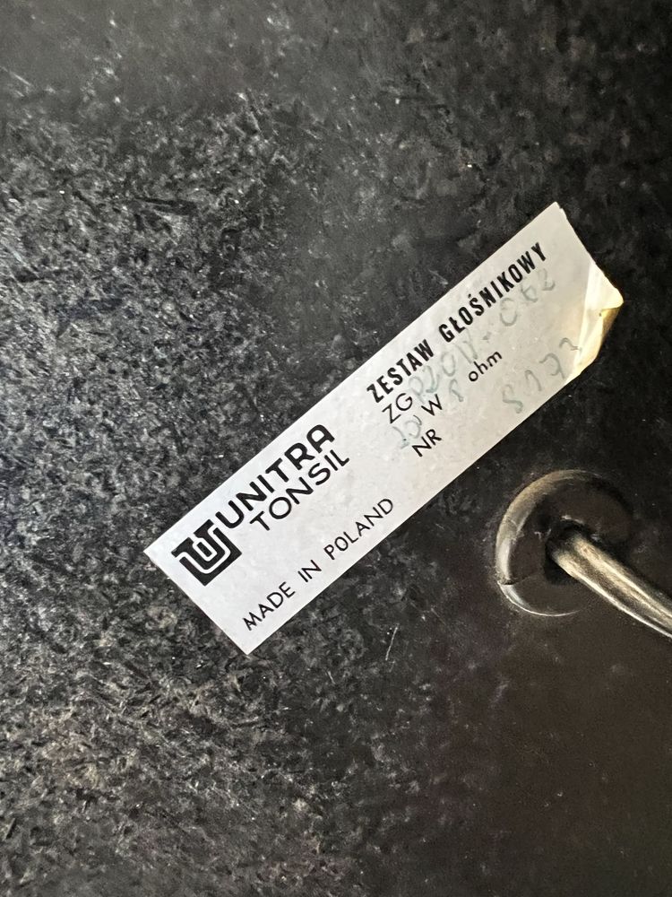 Kolumny glosnikowe Unitra Tonsil ZG P 20 / 8-062