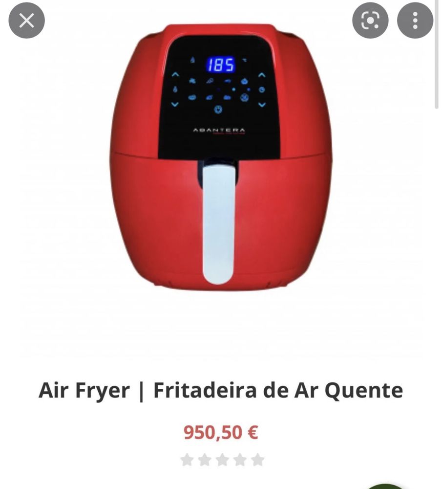Fritadeira ar quente/ Air fryer NOVA