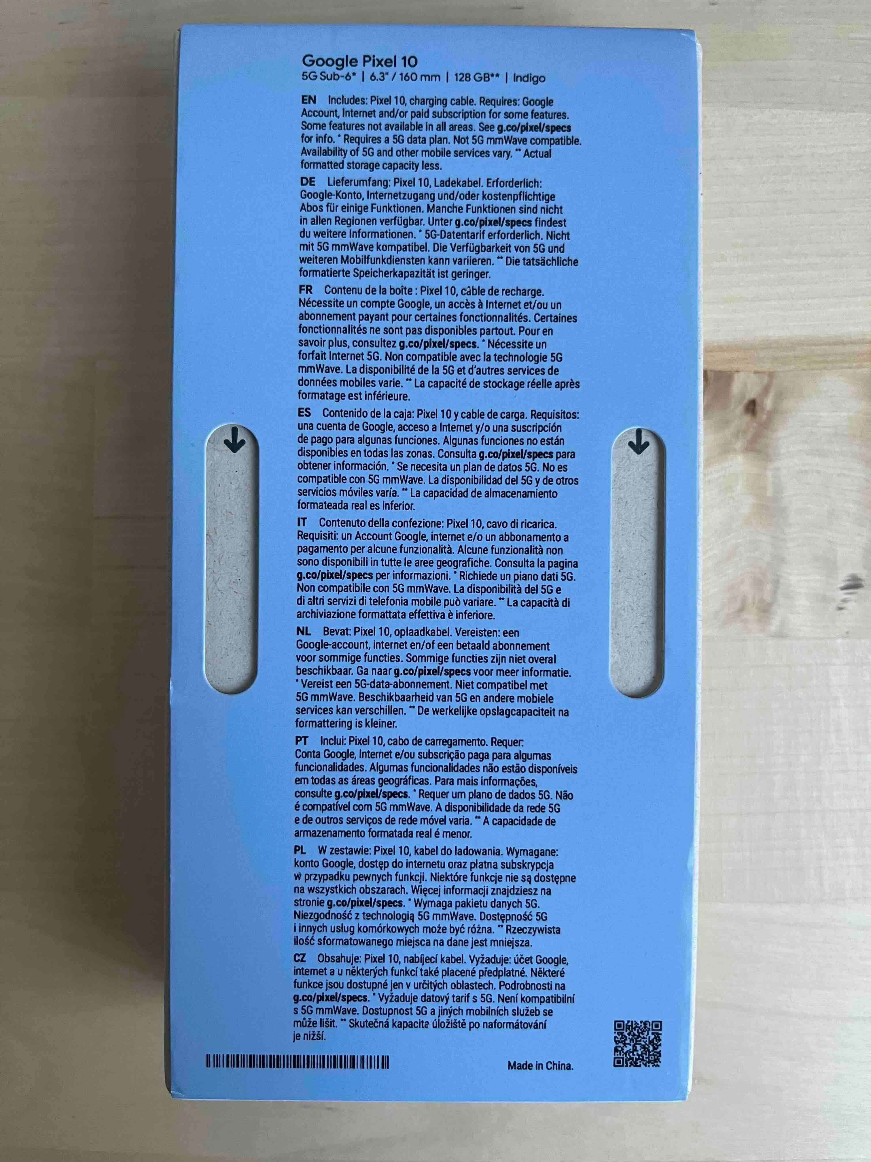 Pixel 10 Azul 128Gb