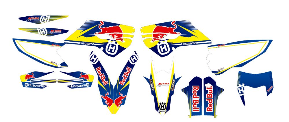 Kit autocolantes Husqvarna TE 2006 16