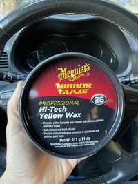 Віск для детейлінгу Meguiar's Mirror Glaze Hi-Tech Yellow Wax, Новий