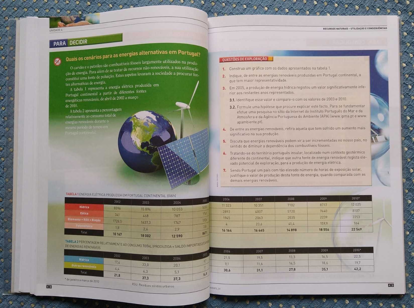 "Compreender o Ambiente 8" Parte 2 Manual C. Naturais 8ºAno -Como NOVO