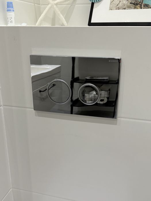 Przycisk sptukujacy do stelaza Geberit