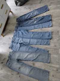 Spodnie jeans r.34 cena za 4 pary