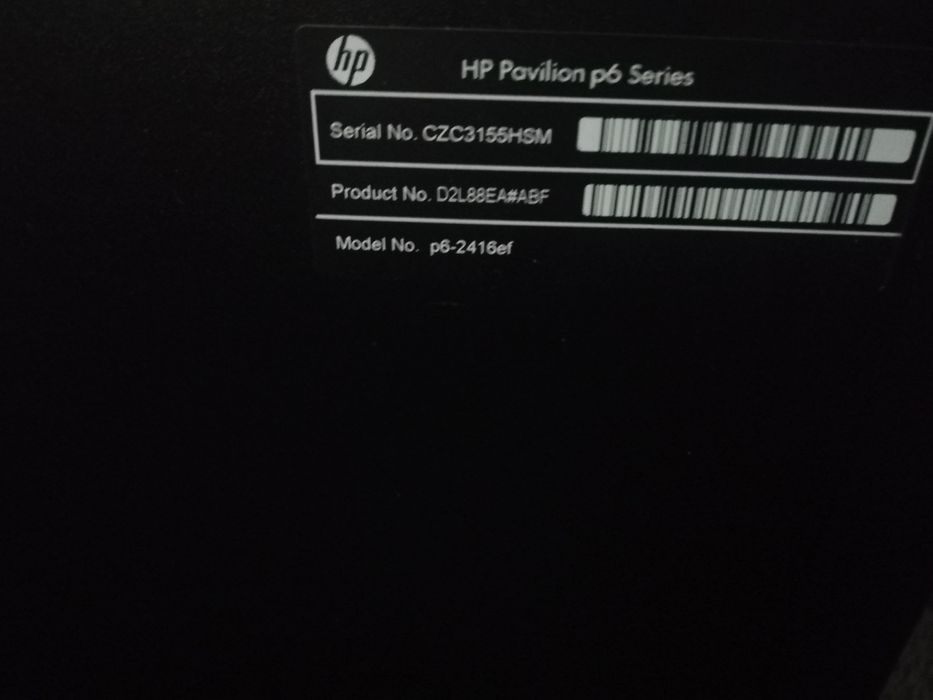 Computador Hp Pavilion P6 e Monitor Philips 21 Polegadas