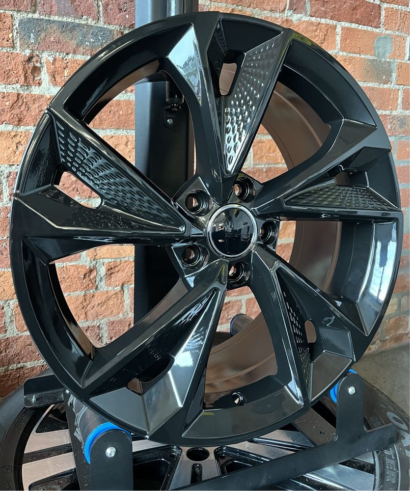 Alufelgi 18 Audi A4 B8 B9 A6 C6 C7 A3 S3 RS Black 5x112 Nowe Felgi