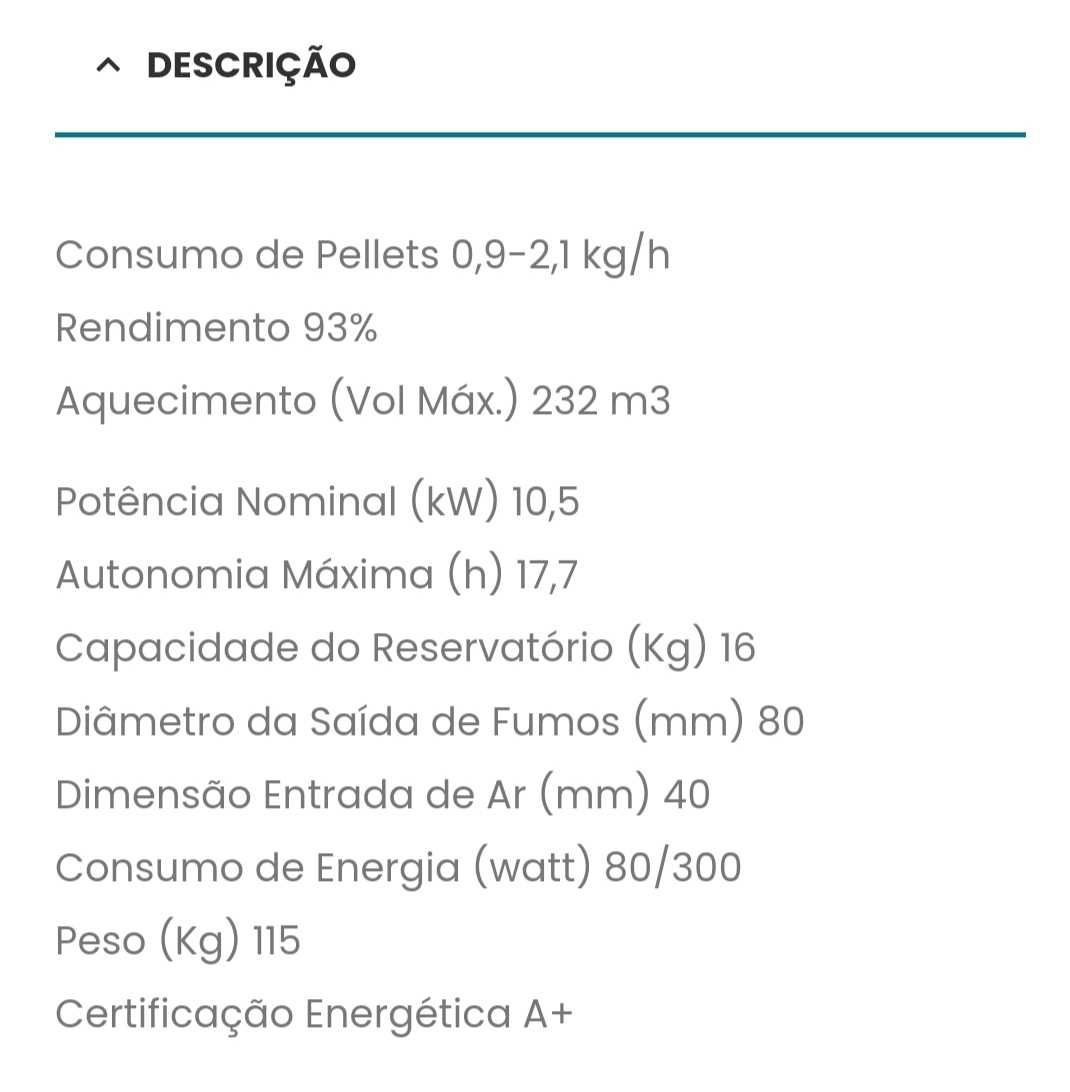 Recuperador de pellets Novo