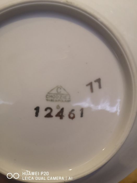 Serwis do kawy Chodzież PRL porcelana