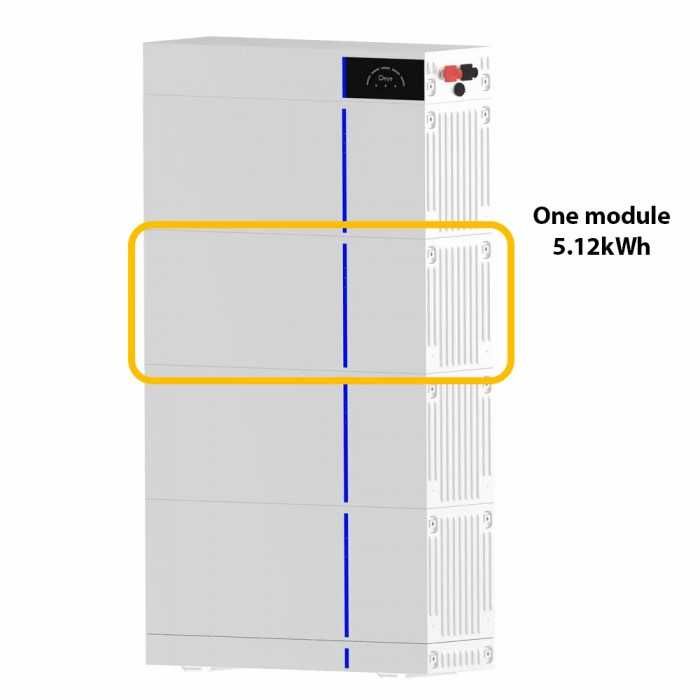 Акумулятор Deye AI-W5.1 Module 51.2V LiFePO4 100Ah 2023 року, новий.