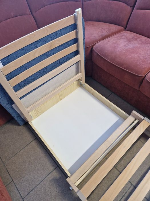 Fotel rozkładany z funkcją spania i pojemnikiem  jak nowy