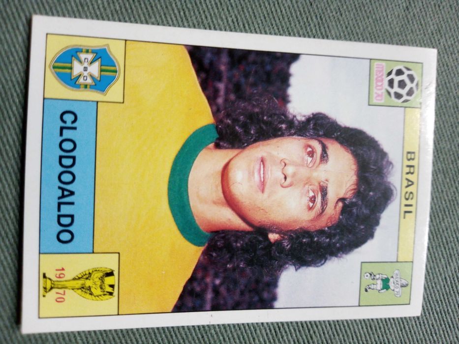 Cromo Panini World Cup Story de Clodoaldo no Mundial 70