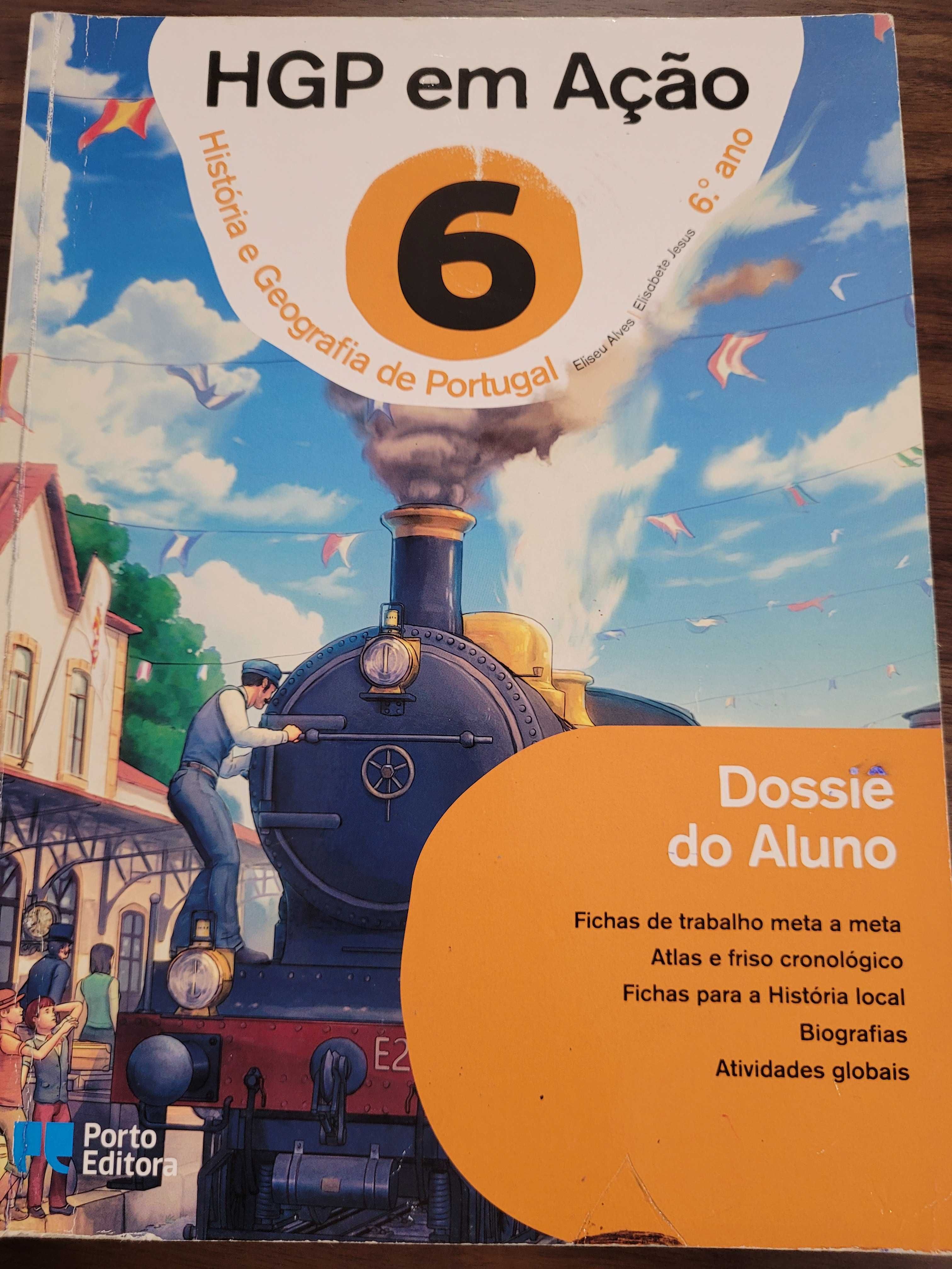 Dossiê do aluno HGP em Ação 6 - 6°Ano Porto Editora